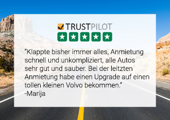 Klappte bisher immer alles, Anmietung schnell und unkompliziert, alle Autos sehr gut und sauber