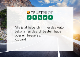 Bis jetzt habe ich immer das Auto bekommen das ich bestellt habe oder ein besseres