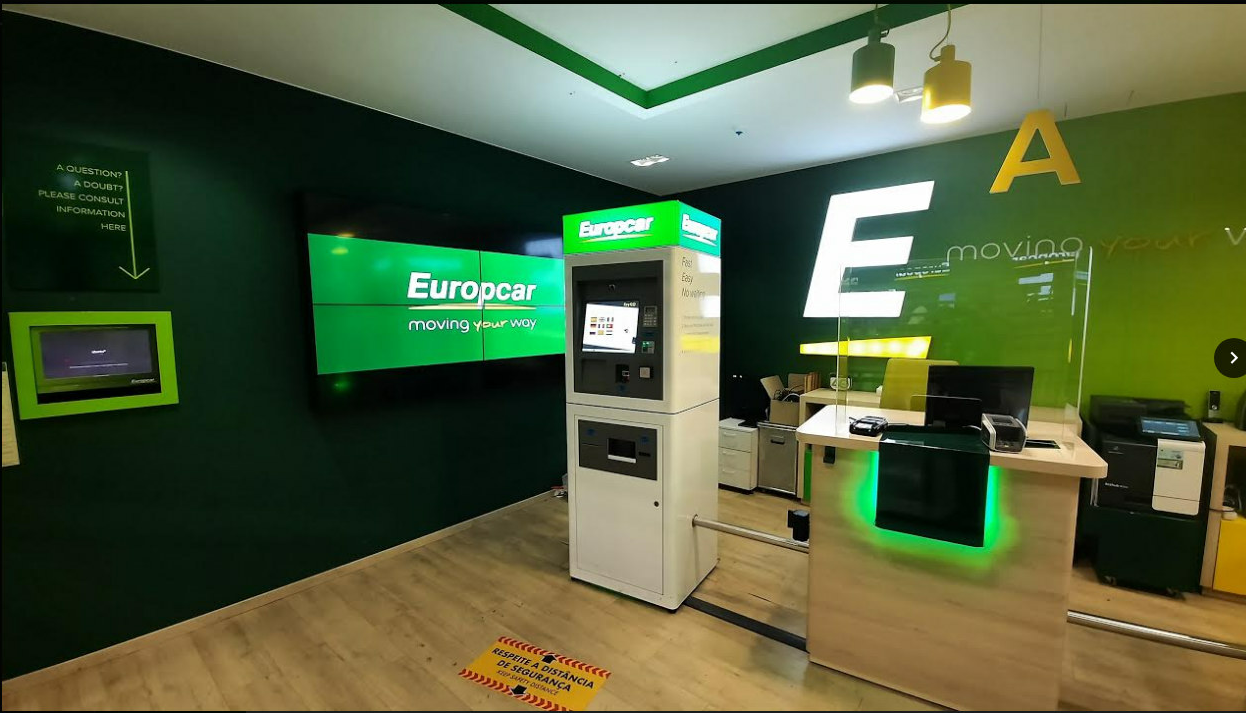 Europcar Premium Pick-Up Self Service Schlüsselspender